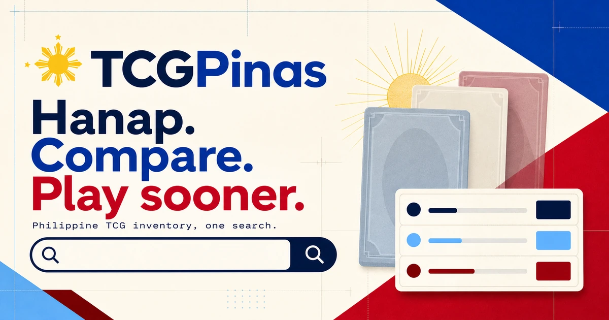 TCG Pinas — search Philippine TCG inventory across stores