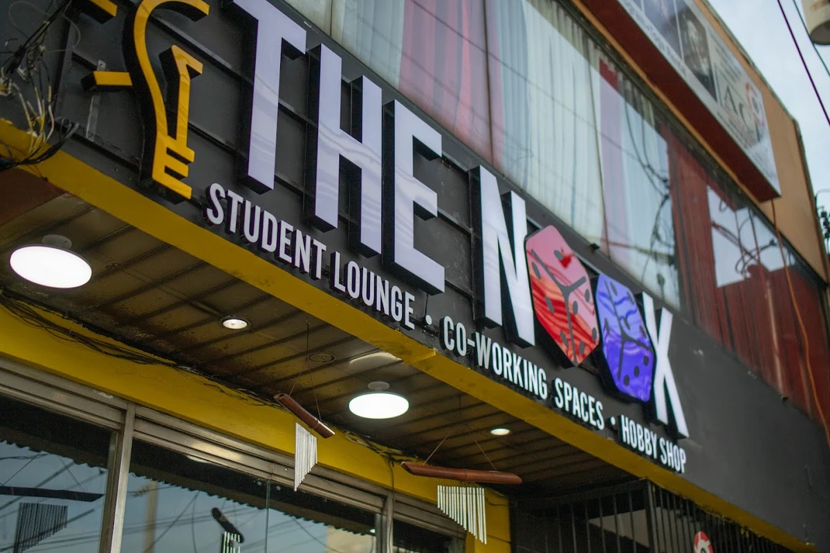 The Nook signage in Anonas, Cubao